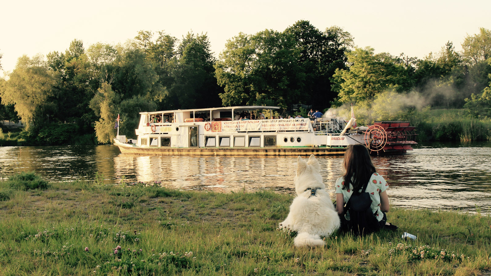 Szybki, popołudniowy
wypad nad Odrę za groblę
