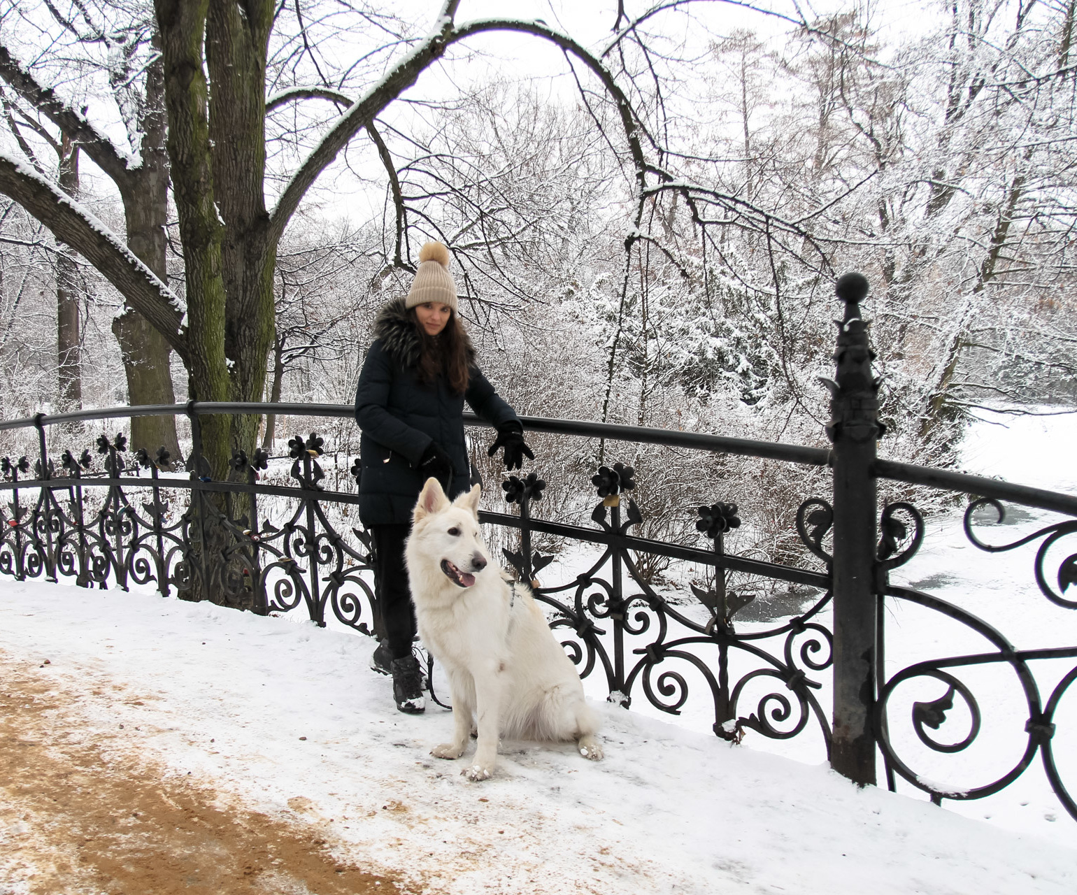 Park Południowy
- zimowy spacer z psem
